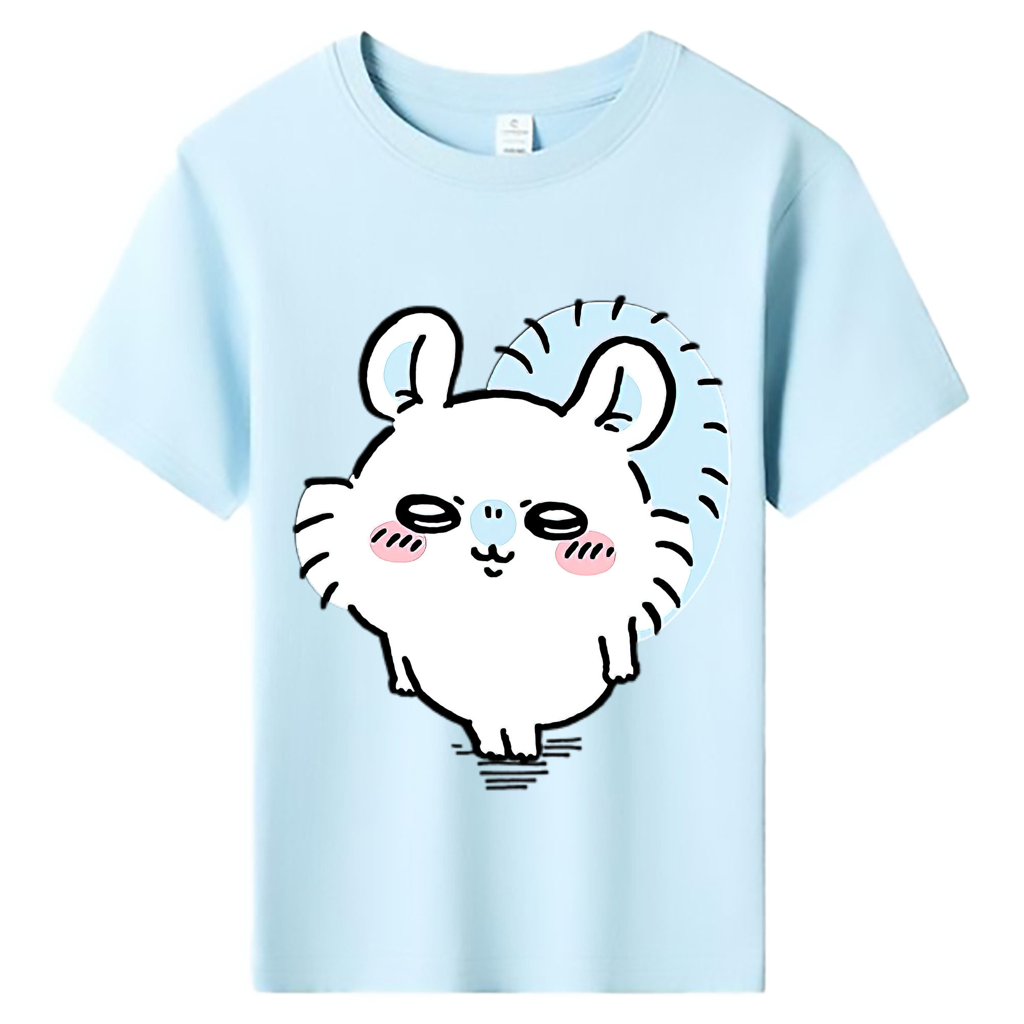 （画像用） ちいかわ モモンガ Chii-kawa Momonga 綿100％キッズTシャツ（フロントプリント）